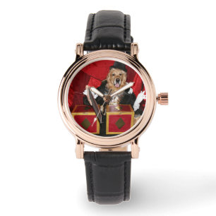 Golden retriever-Zaubertrick Armbanduhr
