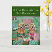 Golden Retriever Zelda und Link Legendary Birthday Karte (Gelbe Blume)