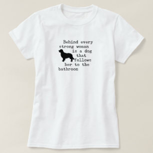 Golden Retriever Zitat mit Hundehumor T-Shirt