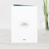 Golden Retriever zum Geburtstag Kariert Karte (Rückseite)