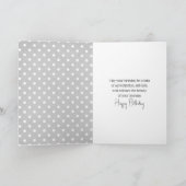 Golden Retriever zum Geburtstag mit einem Turbentu Karte (Innenseite)