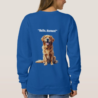 Golden Retriever Zweifarbiges T-Shirt Sweatshirt