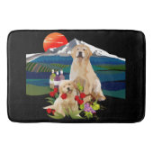 Golden retrieverbad oder Kistenmatte Badematte (Vorderseite)