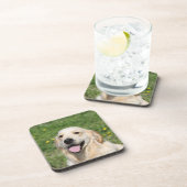 Golden retrieverHeadshot 1 Untersetzer (Rechte Seite)