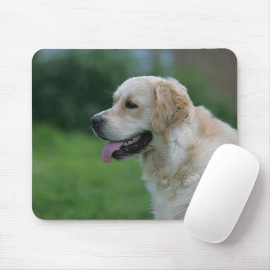 Golden retrieverHeadshot 2 2 Mousepad (Mit Mouse)