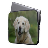 Golden retrieverHeadshot 2 Laptopschutzhülle (Vorderseite Links)