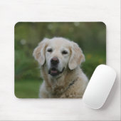 Golden retrieverHeadshot 2 Mousepad (Mit Mouse)