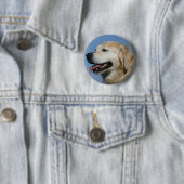 Golden retrieverHeadshot 4 Button (Beispiel)