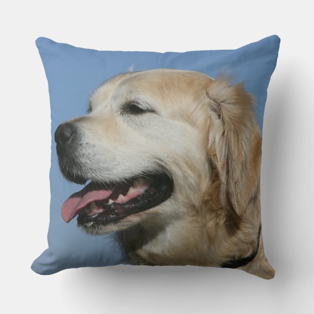 Golden retrieverHeadshot 4 Kissen (Vorderseite)