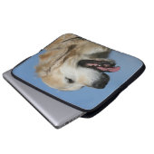 Golden retrieverHeadshot 4 Laptopschutzhülle (Vorne Knopf)