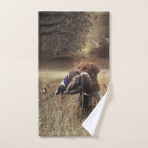 Golden Retrievers , Entenjagd Tapestry Poster C