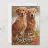 Golden Retrievers für jede andere Karte (Vorderseite)