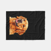 Golden Retrievers haben keine Besitzer, die sie ha Fleecedecke (Vorderseite (Horizontal))