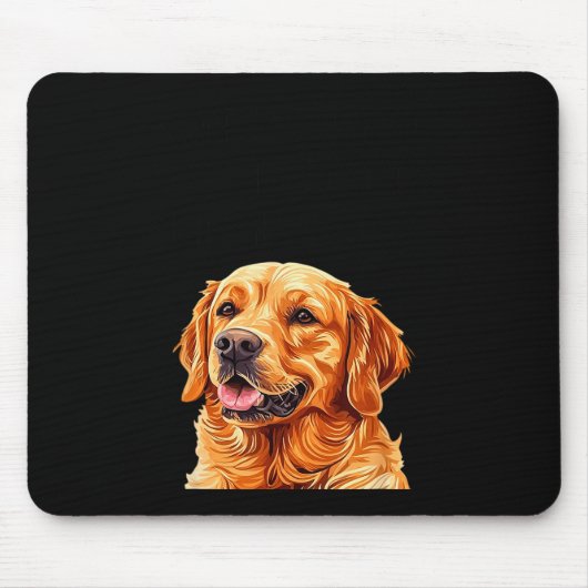 Golden Retrievers haben keine Besitzer, die sie ha Mousepad (Vorne)