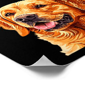 Golden Retrievers haben keine Besitzer, die sie ha Poster (Ecke)