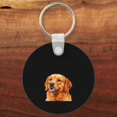 Golden Retrievers haben keine Besitzer, die sie ha Schlüsselanhänger (Vorderseite)