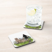 Golden Retrievers - Hervorragende Jagdhunde Getränkeuntersetzer (Rechte Seite)