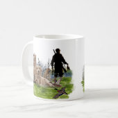 Golden Retrievers - Hervorragende Jagdhunde Kaffeetasse (Vorderseite Links)