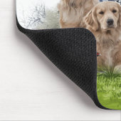 Golden Retrievers - Hervorragende Jagdhunde Mousepad (Ecke)
