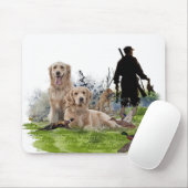 Golden Retrievers - Hervorragende Jagdhunde Mousepad (Mit Mouse)