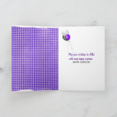 Golden Retrievers in Gingham Pocket Card Karte (Innenseite)