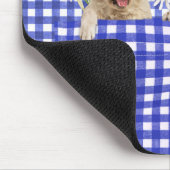 Golden Retrievers in Gingham Pocket Mouse Pad Mousepad (Ecke)