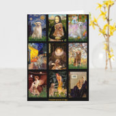 Golden Retrievers Karte (Gelbe Blume)