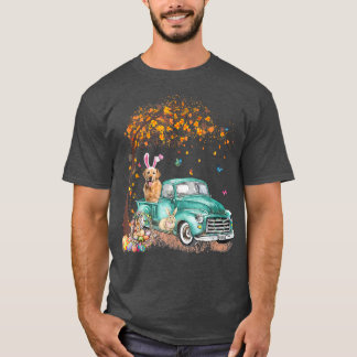 Golden Retrievers Liebe Bunny Truck Hunt Eggs Tree T-Shirt