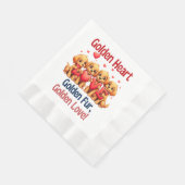 Golden Retrievers Niedlich Hunde LIEBE Serviette (Ecke)