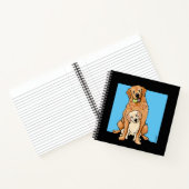 Golden Retrievers Notizblock (Innenseite)