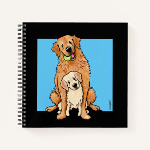 Golden Retrievers Notizblock