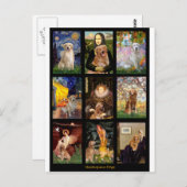 Golden Retrievers Postkarte (Vorne/Hinten)