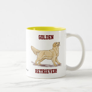 Golden Retrievers! Zweifarbige Tasse
