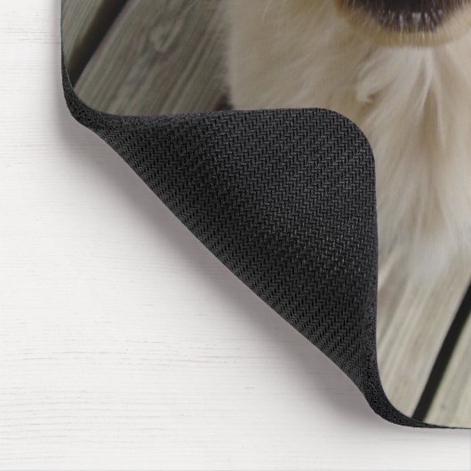 Golden retrieverwelpe mousepad (Ecke)