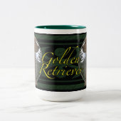 Golden retrieverwelpe zweifarbige tasse (Mittel)