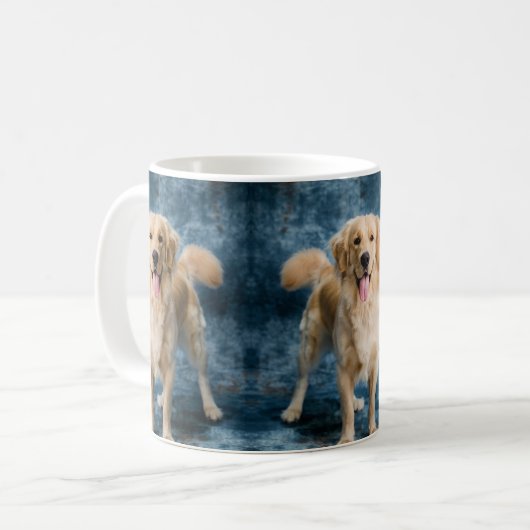Golden Retriver Coffee Mag Kaffeetasse (Vorderseite Links)