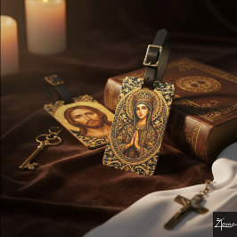 Golden Reverence Virgin Mary Gepäckanhänger
