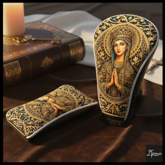 Golden Reverence Virgin Mary Golf Headcover