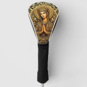 Golden Reverence Virgin Mary Golf Headcover (Vorderseite)