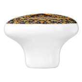 Golden Reverence Virgin Mary Keramikknauf (Seitenansicht)