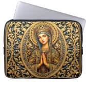 Golden Reverence Virgin Mary Laptopschutzhülle (Vorderseite)