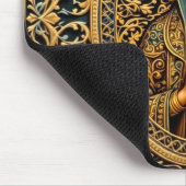 Golden Reverence Virgin Mary Mousepad (Ecke)