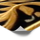 Golden Reverence Virgin Mary Poster (Ecke)