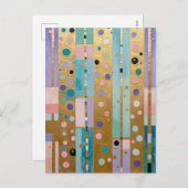 Golden Reverie Feiertagspostkarte (Vorne/Hinten)