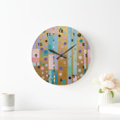 Golden Reverie Große Wanduhr (Zuhause)