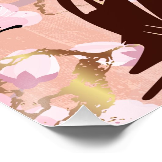 Golden Reverie Sakura Traumstrecke Airolo - Gletsc Poster (Ecke)