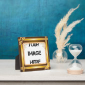 Golden Ribbon Art Plaque Fotoplatte (InSitu)