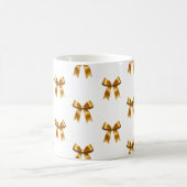 Golden Ribbon Pattern — Elegant Minimal Luxury Kaffeetasse (Mittel)