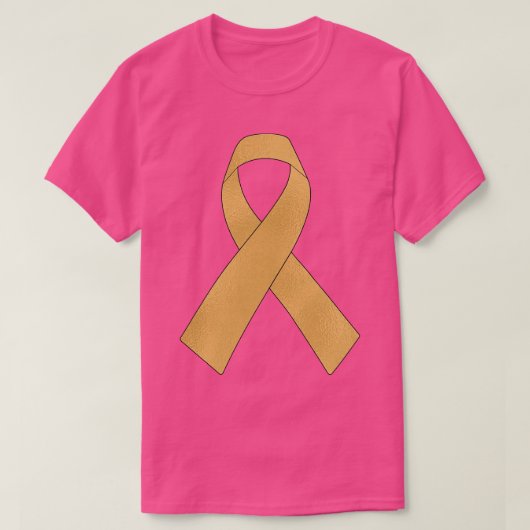 Golden Ribbon T-Shirt (Design vorne)