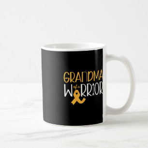 Golden Ribbon und Gelber Ribbon Kinderkrebs Kaffeetasse
